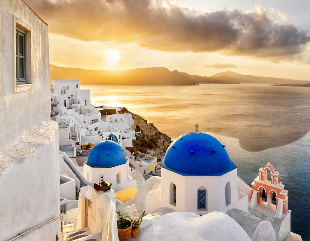 Sunset in Oia